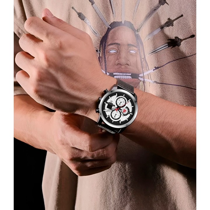 Reloj G-force H3775g Cronografo Funcional Acero + Estuche