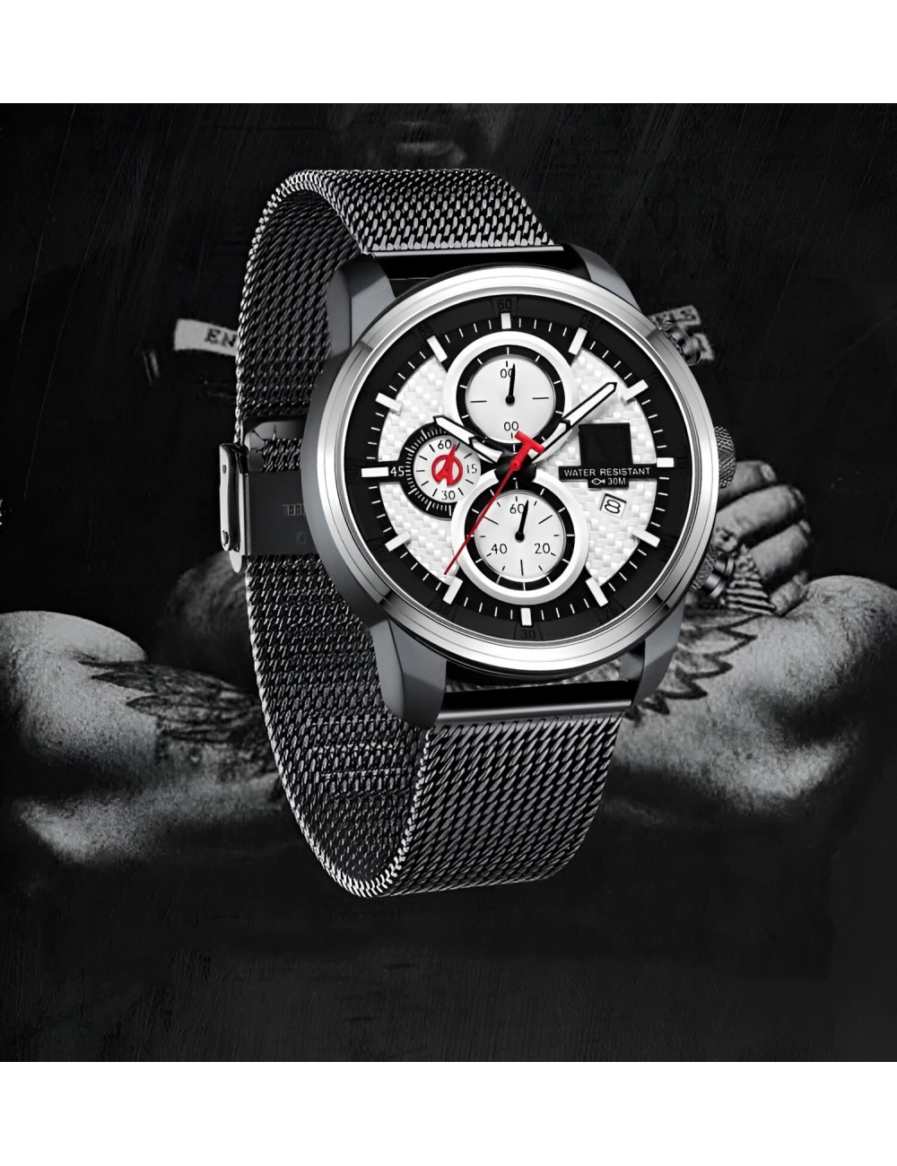 Reloj G-force H3775g Cronografo Funcional Acero + Estuche