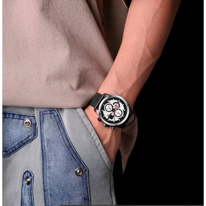 Reloj G-force H3775g Cronografo Funcional Acero + Estuche