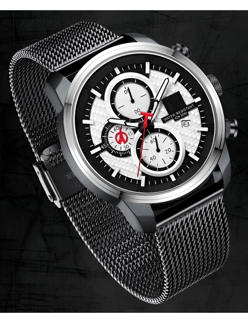 Reloj G-force H3775g Cronografo Funcional Acero + Estuche