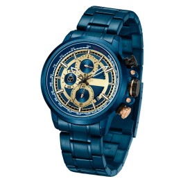 Reloj G-force H3675g Cronografo Funcional Acero + Estuche