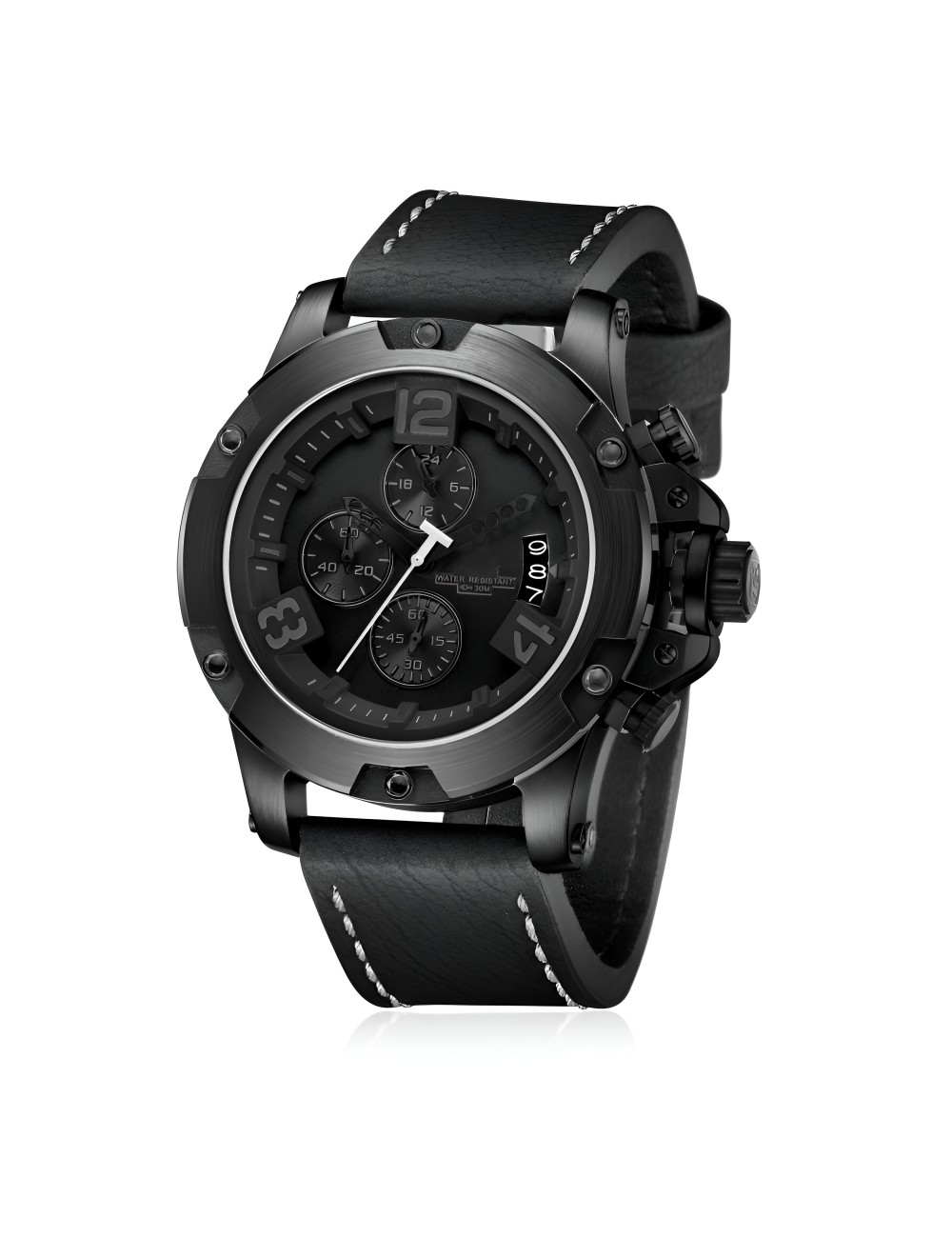 Reloj G-force H3638g Cronografo Funcional Cuero + Estuche