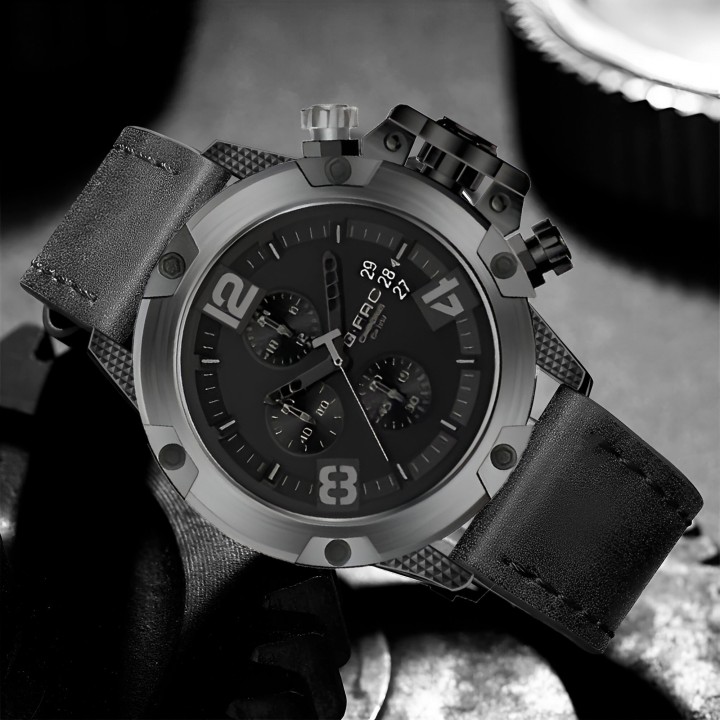 Reloj G-force H3638g Cronografo Funcional Cuero + Estuche