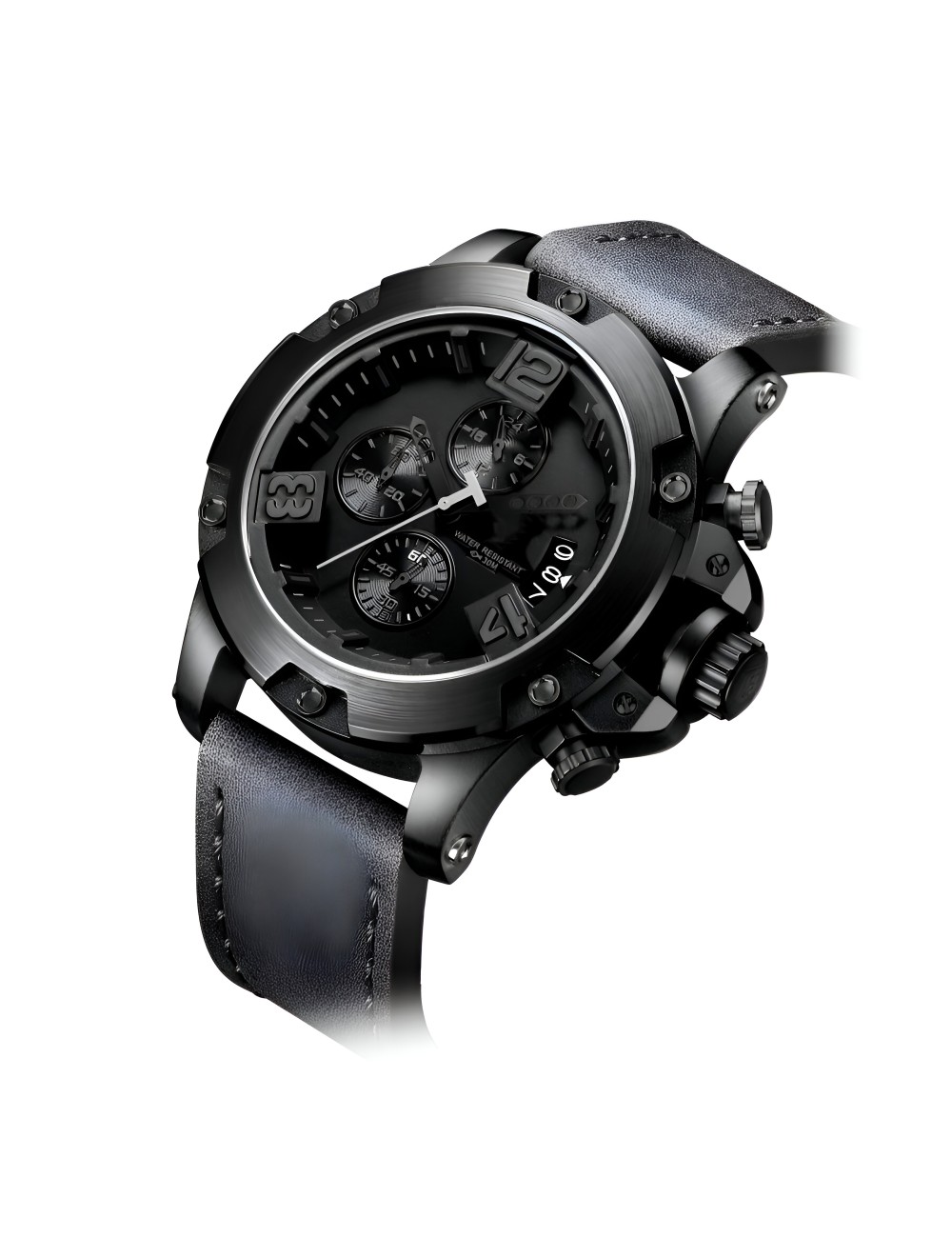 Reloj G-force H3638g Cronografo Funcional Cuero + Estuche