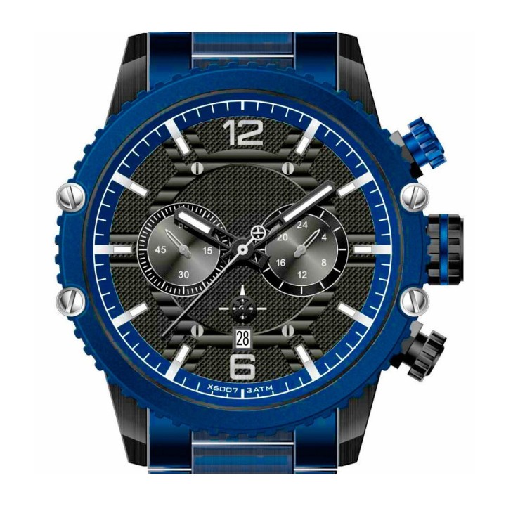 Reloj G-force H3835g Cronografo Funcional Acero + Estuche