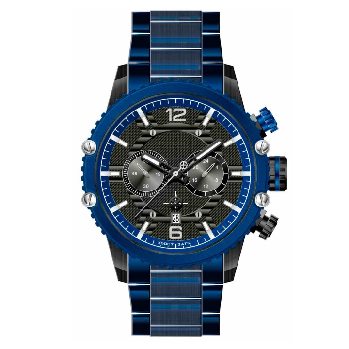 Reloj G-force H3835g Cronografo Funcional Acero + Estuche