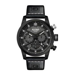 Reloj G-force H3625g Cronografo Funcional Cuero + Estuche
