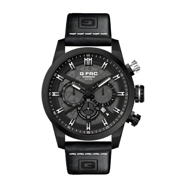 Reloj G-force H3625g Cronografo Funcional Cuero + Estuche