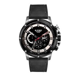 Reloj G-force H3833g Cronografo Funcional Cuero + Estuche
