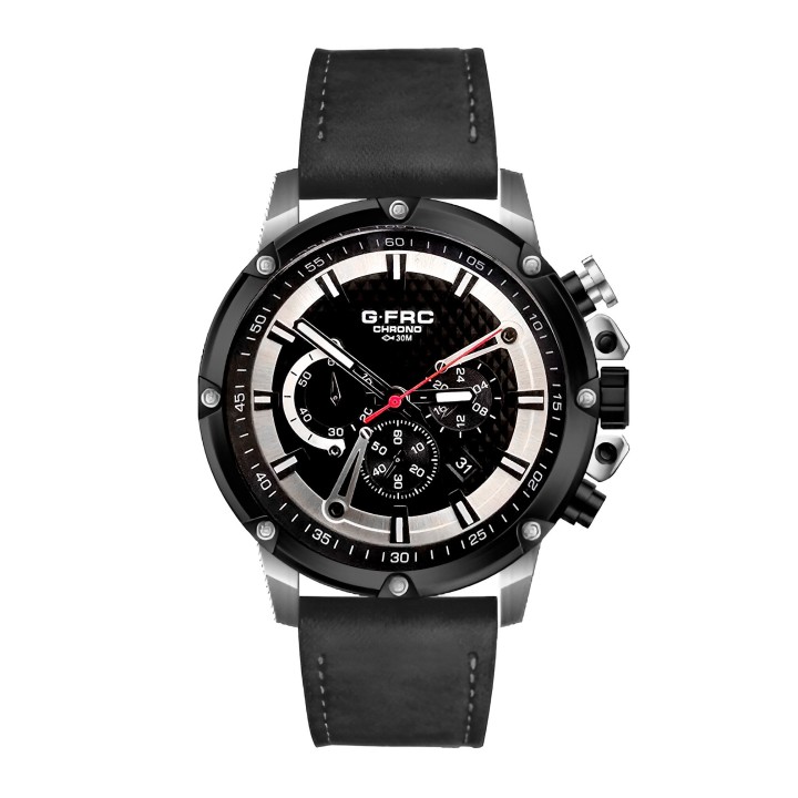 Reloj G-force H3833g Cronografo Funcional Cuero + Estuche