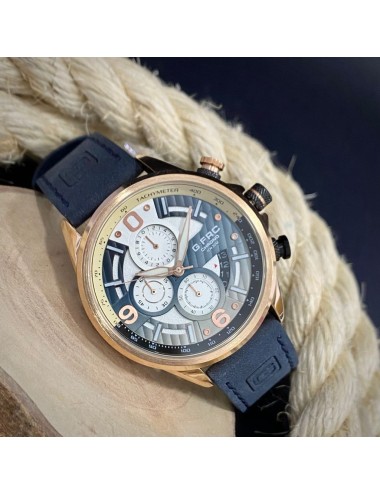 Reloj G-force H3656g Cronografo Funcional Cuero + Estuche