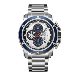 Reloj G-force H3912g Cronografo Funcional Acero + Estuche