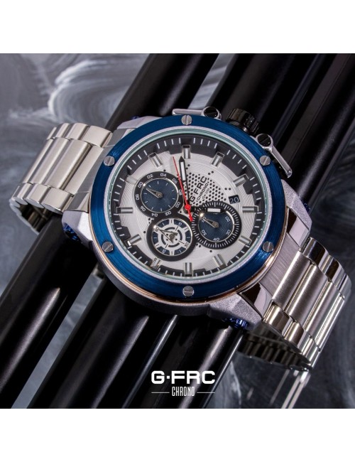 Reloj G-force H3912g Cronografo Funcional Acero + Estuche