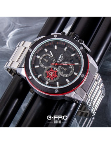 Reloj G-force H3912g Cronografo Funcional Acero + Estuche
