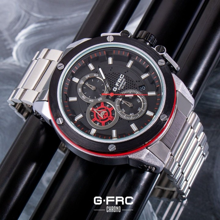 Reloj G-force H3912g Cronografo Funcional Acero + Estuche