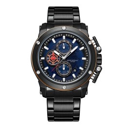 Reloj G-force H3912g Cronografo Funcional Acero + Estuche