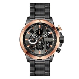 Reloj G-force H3678g Cronografo Funcional Acero + Estuche