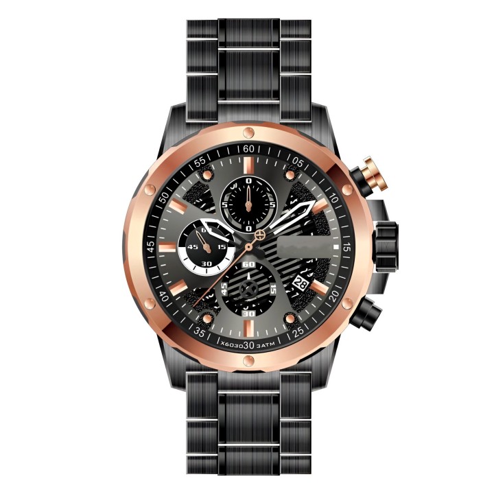 Reloj G-force H3678g Cronografo Funcional Acero + Estuche