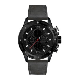 Reloj G-force H3836g Cronografo Funcional Cuero + Estuche