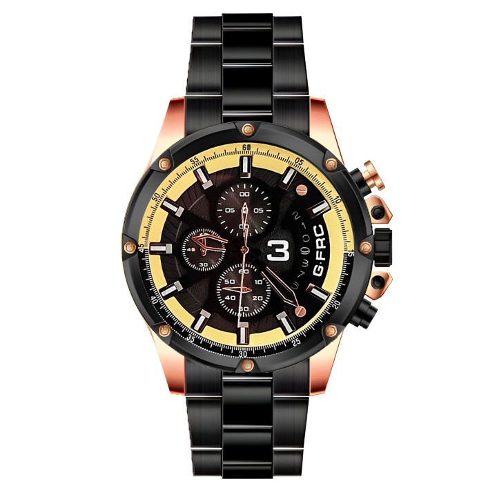 Reloj G-force H3834g Cronografo Funcional Acero + Estuche