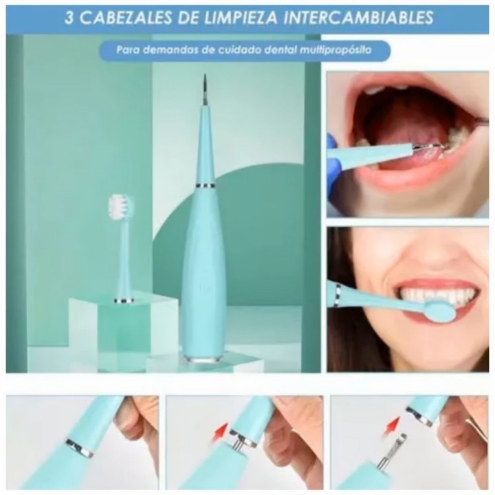 Cepillo Masajeador 3 En 1 Limpiador Recargable Unisex