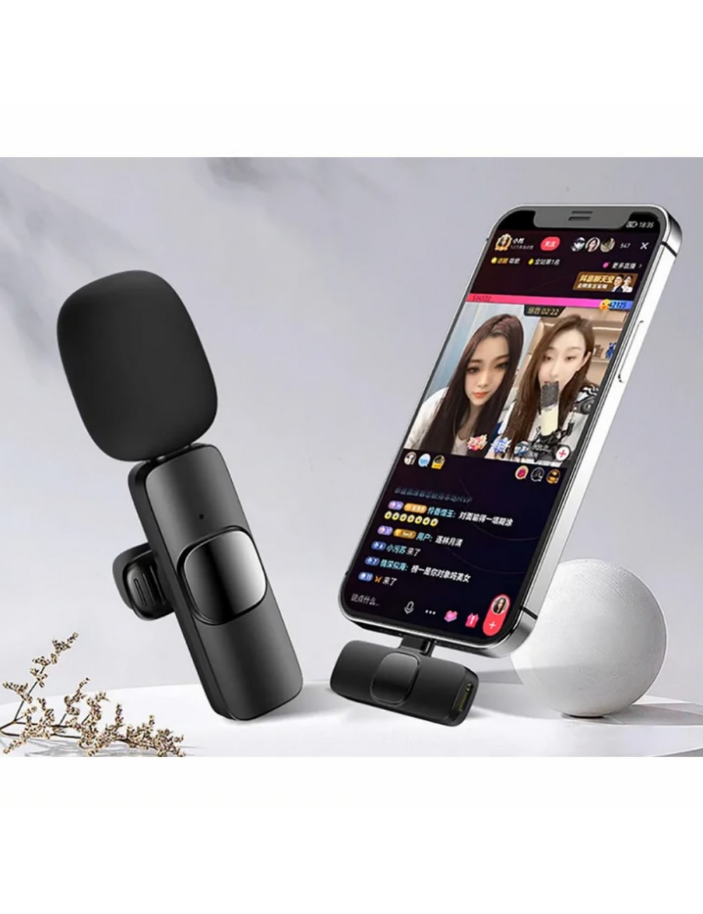 Microfono Inalambrico K9 Compatible iPhone Lightning