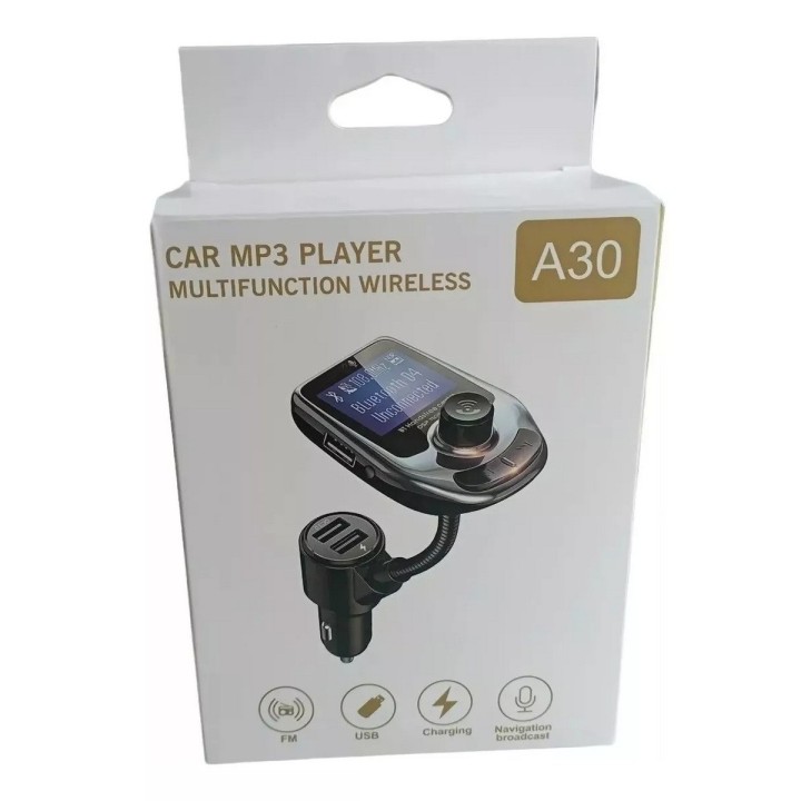 Adaptador Transmisor Bluetooth Modulador Doble Puerto Carro