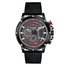 Reloj G-force H3680g Cronografo Funcional Cuero + Estuche