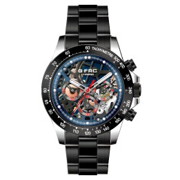 Reloj G-force H3717g Cronografo Funcional Acero + Estuche
