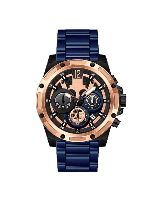Reloj G-force H3907g Cronografo Funcional Acero + Estuche