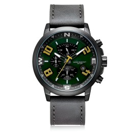 Reloj G-force H3801g Cronografo Funcional Cuero + Estuche