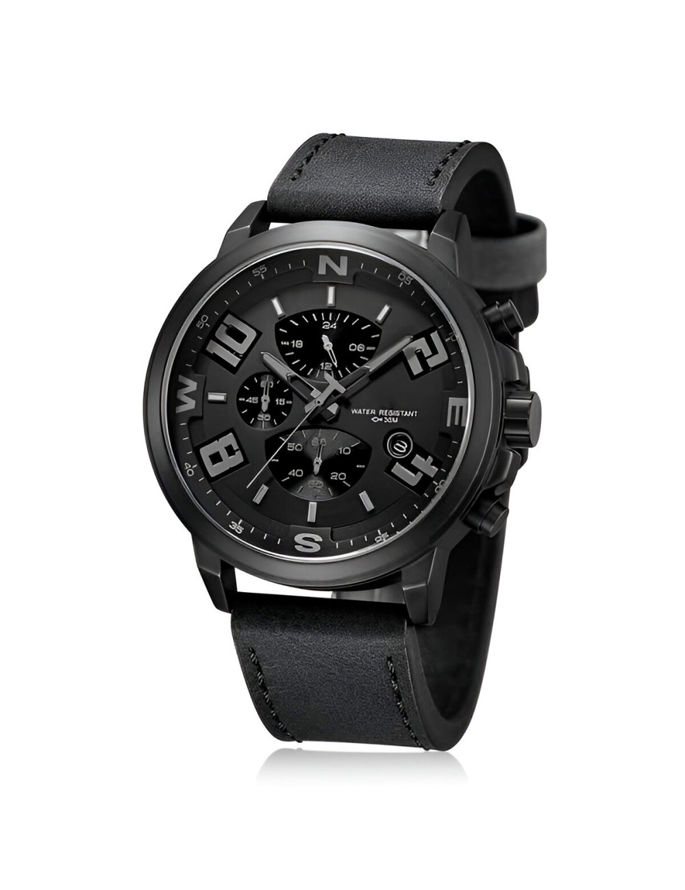 Reloj G-force H3801g Cronografo Funcional Cuero + Estuche