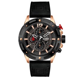 Reloj G-force H3639g Cronografo Funcional Cuero + Estuche