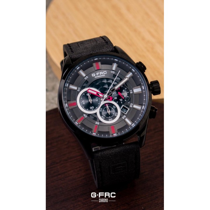 Reloj G-force H3832g Cronografo Funcional Cuero + Estuche