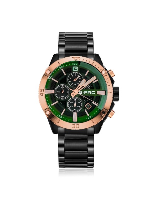 Reloj G-force H3840g Cronografo Funcional Acero + Estuche
