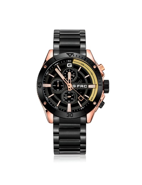 Reloj G-force H3840g Cronografo Funcional Acero + Estuche