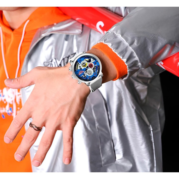 Reloj G-force H3788g Cronografo Funcional Goma + Estuche