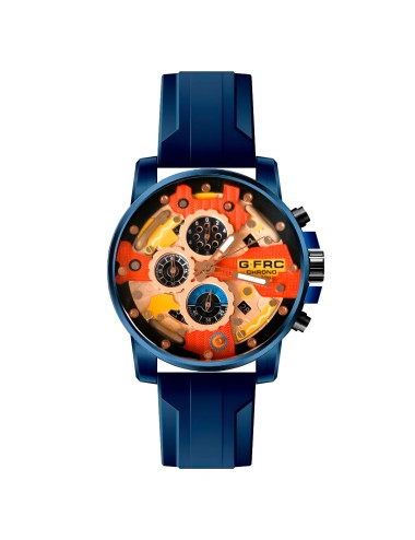 Reloj G-force H3788g Cronografo Funcional Goma + Estuche