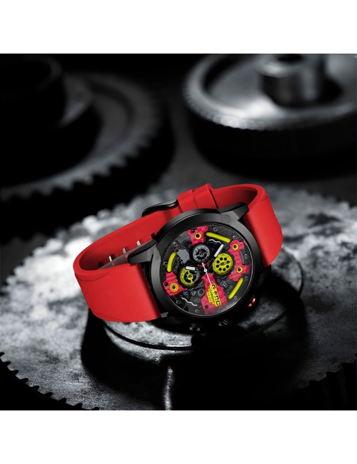 Reloj G-force H3788g Cronografo Funcional Goma + Estuche