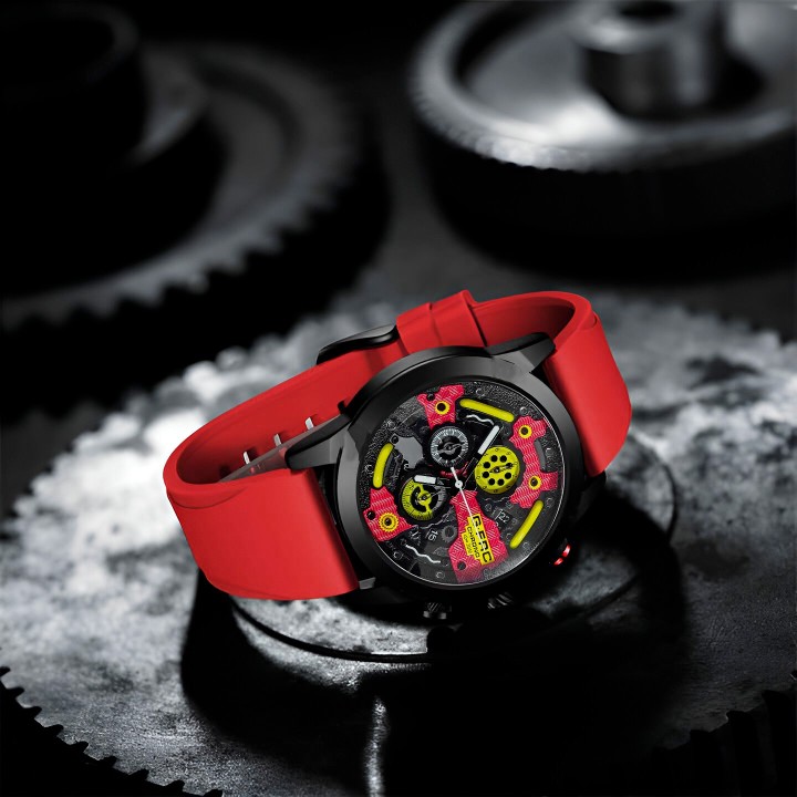 Reloj G-force H3788g Cronografo Funcional Goma + Estuche