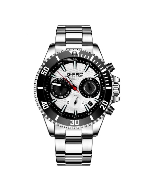 Reloj G-force H4232g Cronografo Funcional Acero + Estuche