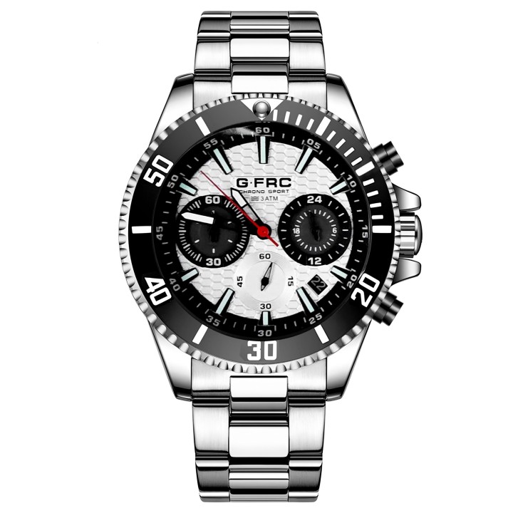 Reloj G-force H4232g Cronografo Funcional Acero + Estuche