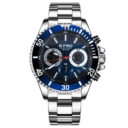 Reloj G-force H4232g Cronografo Funcional Acero + Estuche