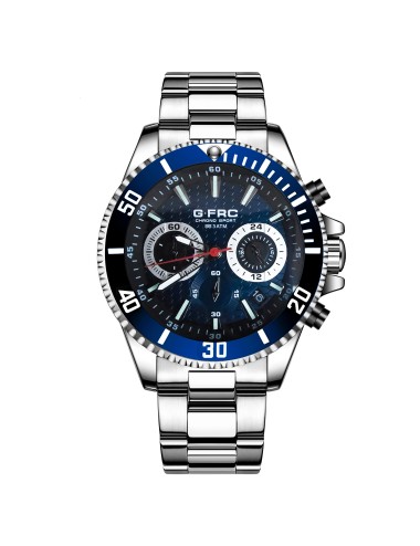 Reloj G-force H4232g Cronografo Funcional Acero + Estuche