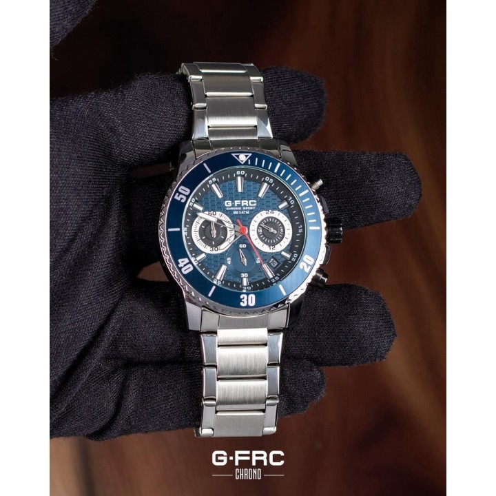 Reloj G-force H4232g Cronografo Funcional Acero + Estuche