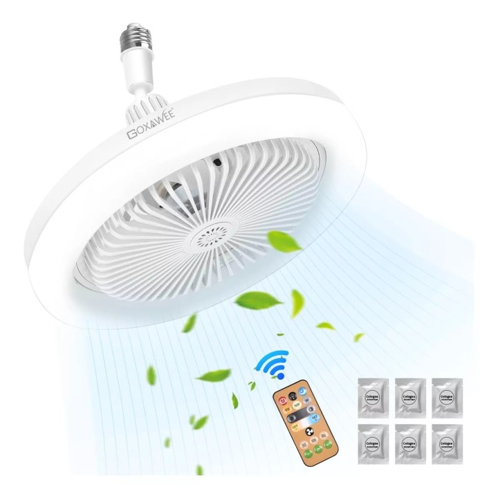 Bombillo - Ventilador De Techo De 3 Velocidades Con Control