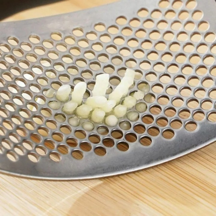 Prensador Machacador Triturador Ajos Cocina Acero Inoxidable