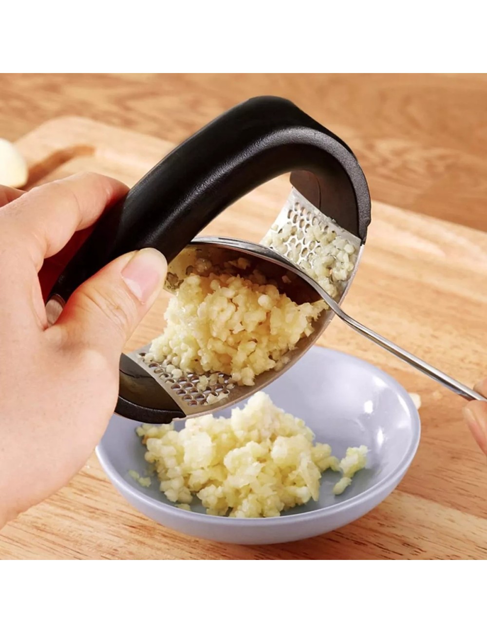 Prensador Machacador Triturador Ajos Cocina Acero Inoxidable