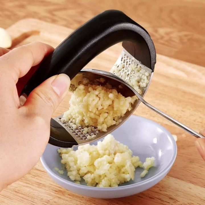 Prensador Machacador Triturador Ajos Cocina Acero Inoxidable