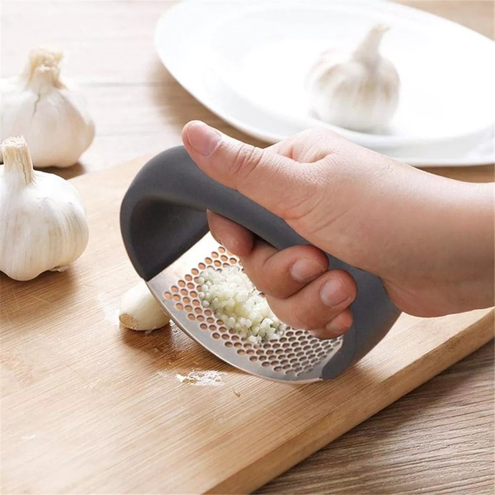 Prensador Machacador Triturador Ajos Cocina Acero Inoxidable